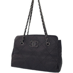 Chanel Matelasse Chain Shoulder Bag Black